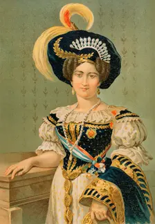 Maria Francisca of Braganza (1800-1834), Portuguese infanta of the House of Braganza..., 1889. Creator: Unknown