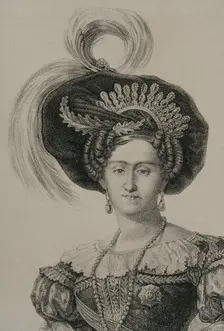 Maria Francisca of Braganza (1800-1834), Portuguese infanta of the House of Braganza, 1868. Creator: Unknown