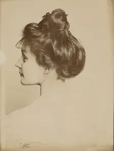 Maria Heilbraumer, about 1900. Creator: Franz von Stuck