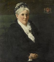 Maria Hermina Heemskerk (1827-1908). Echtgenote van Menno David Graaf van Limburg Stirum, 1887. Creator: Hendrik Willem Mesdag