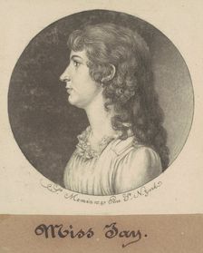 Maria Jay, 1798. Creator: Charles Balthazar Julien Févret de Saint-Mémin