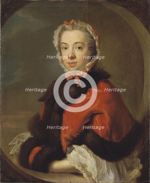 Maria Juliana Jennings, 1731-1793 or Elisabet Jennings, 1734-1801, early-mid 18th century. Creator: Johan Henrik Scheffel.