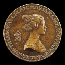 Maria of Burgundy, died 1482, Wife of Maximilian of Austria 1477 [reverse], 1477. Creator: Giovanni Candida