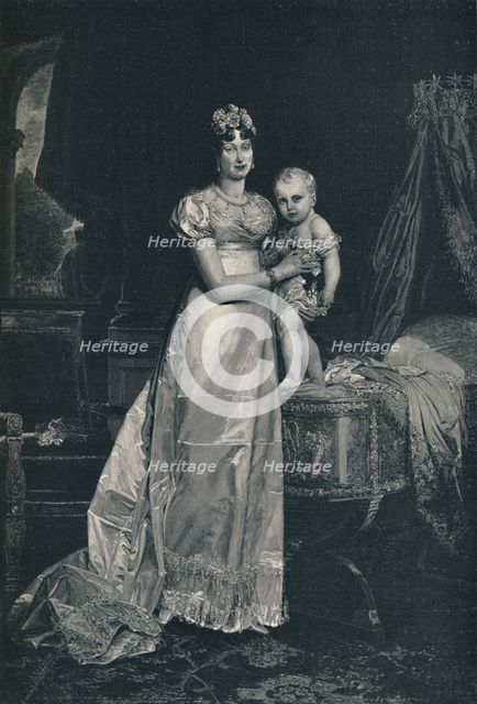'Maria Louisa and the King of Rome', 1812, (1896). Artist: Charles J. State.