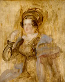 Maria, Lady Callcott, late 1830s. Artist: David Wilkie