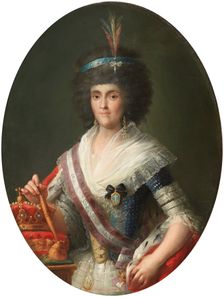 María Luisa de Parma, Queen of Spain, between c1789 and c1792. Creator: Mariano Salvador de Maella