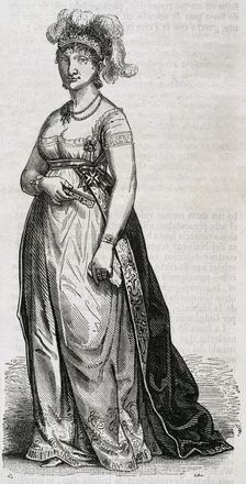 Maria Luisa of Parma, (1751-1819), Queen consort of Spain, (1788-1808), wife of Charles IV, 1853. Creator: Unknown