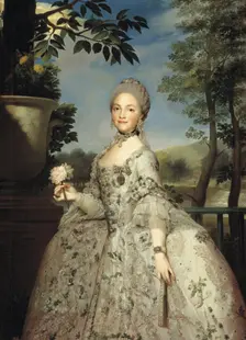 María Luisa of Parma, Princess of Asturias, c1765. Creator: Anton Raphael Mengs