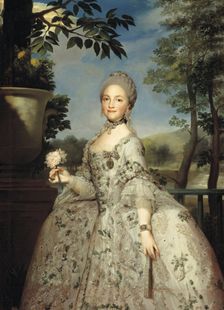María Luisa of Parma, Princess of Asturias, c1765. Creator: Anton Raphael Mengs