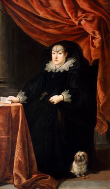 Maria Maddalena of Austria, Grand Duchess of Tuscany c1621. Artist: Justus Sustermans