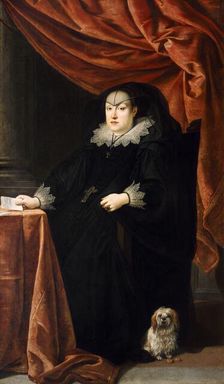 Maria Maddalena of Austria, Grand Duchess of Tuscany c1621. Artist: Justus Sustermans
