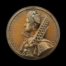Maria Magdalena, Grand Duchess of Tuscany, Wife of Cosimo II de Medici 1589, 1613. Creator: Abraham Dupre