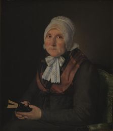 Maria Magdalena Jensen, née Jessen, the Artist's Mother, 1821-1822. Creator: Christian Albrecht Jensen