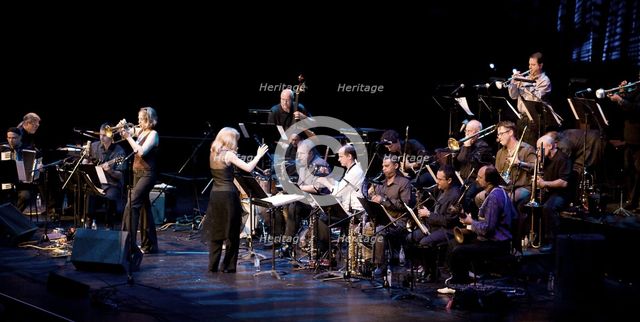 Maria Schneider, 2008. Artist: Alan John Ainsworth.