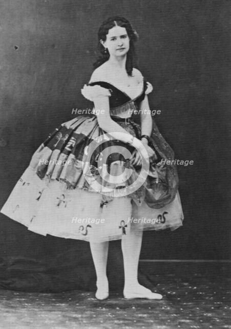 Maria Surovshchikova-Petipa, Russian ballet dancer, c1861. Artist: Nadar