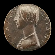 Maria Poliziana [reverse], c. 1494. Creator: Unknown