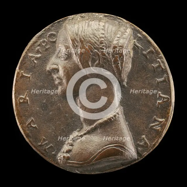 Maria Poliziana [reverse], c. 1494. Creator: Unknown.
