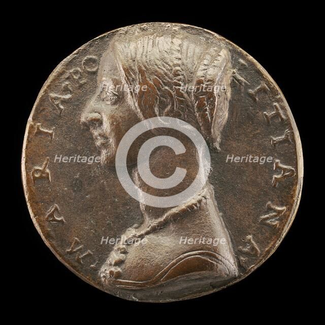 Maria Poliziana [reverse], c. 1494. Creator: Unknown.