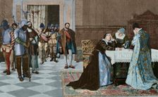 Maria Pacheco after Villalar, 1521, (1881). Creator: Tomás Carlos Capuz