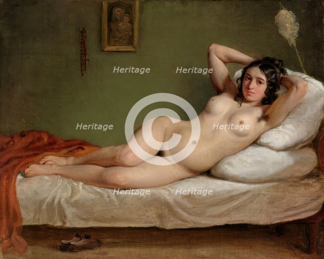 Maria, Rome, 1837. Creator: Wilhelm Marstrand.