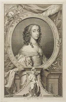 Maria, Wife of Willem II of Orange, n.d. Creator: Jacobus Houbraken