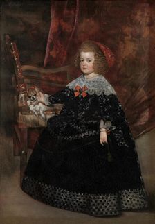 Maria Teresa (1638-1683), Infanta of Spain, ca. 1645. Creator: Juan Battista Martinez del Mazo