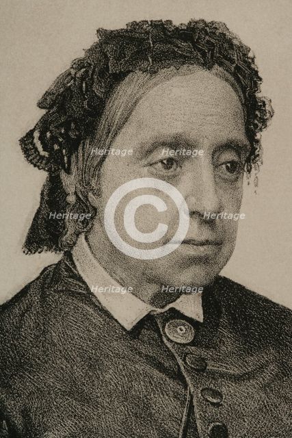 Maria Teresa of Braganza (1793-1874), Portuguese Infanta, 1869. Creator: Jose Cuevas.