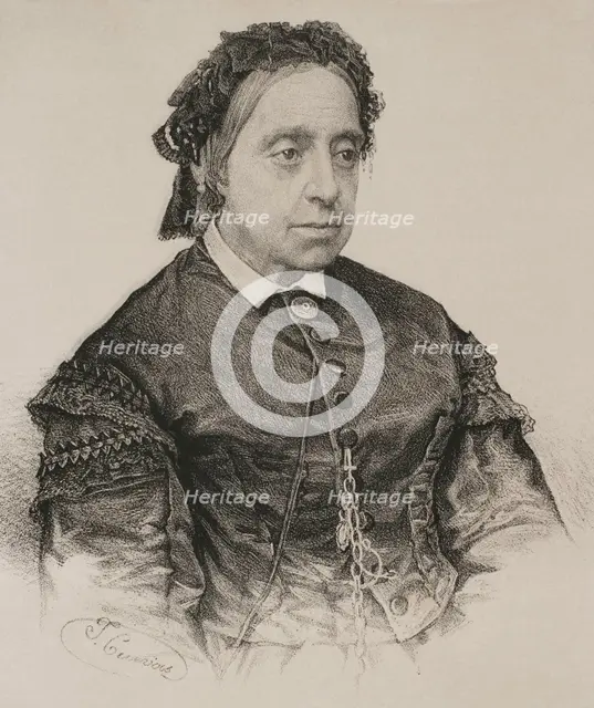 Maria Teresa of Braganza (1793-1874), Portuguese Infanta, 1869. Creator: Jose Cuevas.