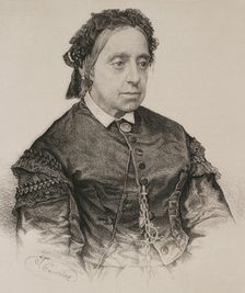 Maria Teresa of Braganza (1793-1874), Portuguese Infanta, 1869. Creator: Jose Cuevas