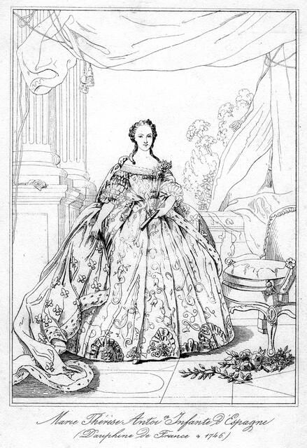 Maria-Teresa of Spain, daughter of King Philip V of Spain, (1726-1746). Artist: Unknown