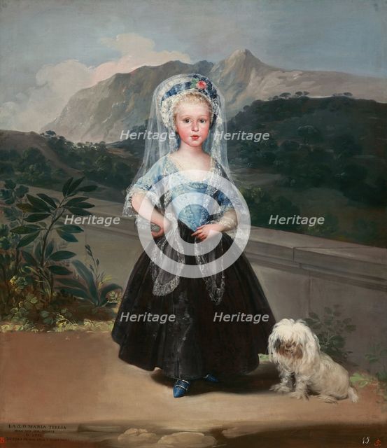 María Teresa de Borbón y Vallabriga, later Condesa de Chinchón, 1783. Creator: Francisco Goya.