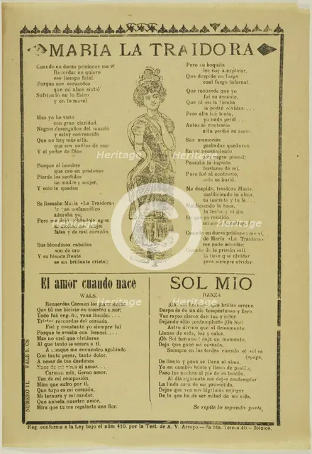 Maria the Traitor, n.d. Creator: José Guadalupe Posada.
