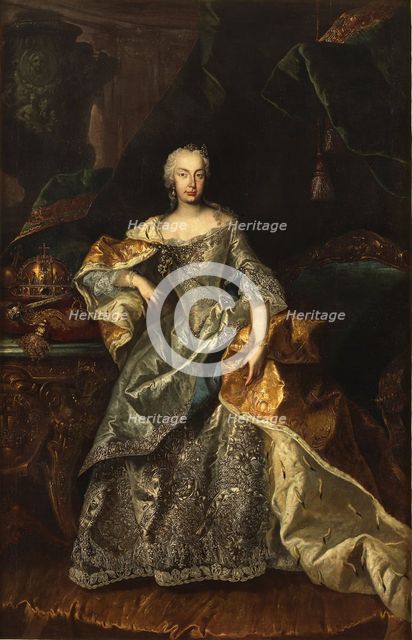 Maria Theresa as the Queen of Hungary, 1740-1741. Creator: Anonymous.
