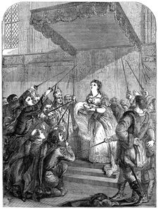 Maria Theresa of Austria (1717-1780) appealing to the Magyar Diet, 18th century (19th century)