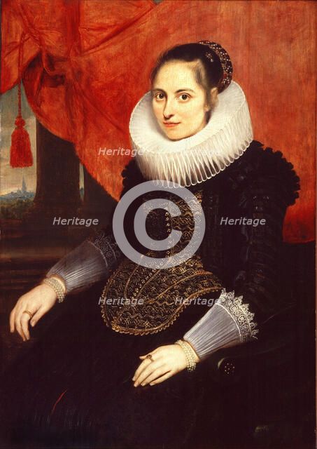 Maria van Ghinderdeuren , 1625. Creator: Vos, Cornelis de (1584-1651).