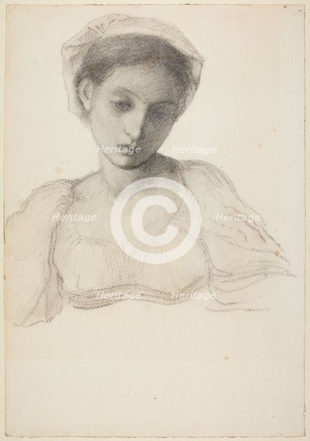 Maria Zambaco in Traditional Greek Costume, 1867-68. Creator: Sir Edward Coley Burne-Jones.