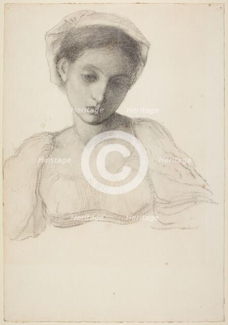 Maria Zambaco in Traditional Greek Costume, 1867-68. Creator: Sir Edward Coley Burne-Jones.