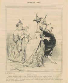 Mariage chinois, 19th century. Creator: Honore Daumier