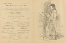 Mariage d'argent; Le Fardeau de la liberté; Un Client sérieux [recto], 1897. Creator: Henri de Toulouse-Lautrec