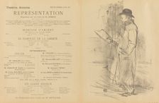 Mariage d'argent; Le Fardeau de la liberté; Un Client sérieux [recto], 1897. Creator: Henri de Toulouse-Lautrec