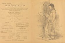 Mariage d'argent; Le Fardeau de la liberté; Un Client sérieux [recto], 1897. Creator: Henri de Toulouse-Lautrec