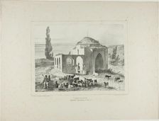 Mariah Tomb, Bachtcheh-Seraï, Crimea, August 21, 1837, 1838. Creator: Auguste Raffet