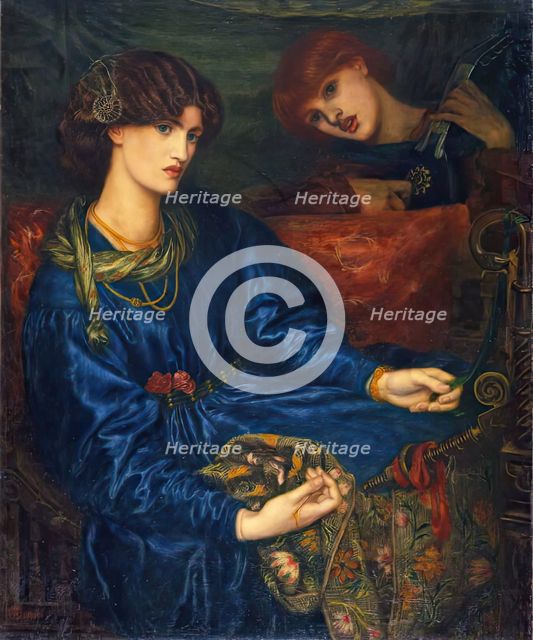 Mariana, 1870. Creator: Dante Gabriel Rossetti.
