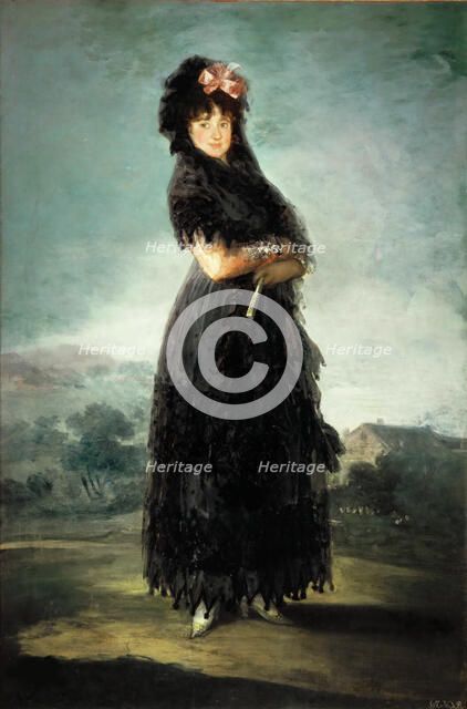 Mariana Waldstein (1763-1808), Ninth Marquise de Santa Cruz, c. 1797-1800. Creator: Goya, Francisco, de (1746-1828).