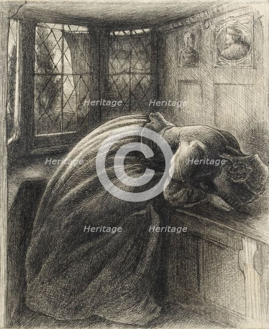 Mariana, c1840-1850. Artist: John Everett Millais.