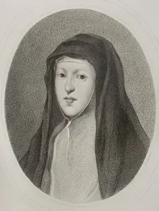 Mariana of Austria (1634-1696), Queen consort of Spain (1649-1665), 1879. Creators: Alphonse Charles Masson, Magin Pujadas
