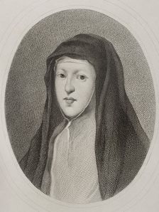 Mariana of Austria (1634-1696), Queen consort of Spain (1649-1665), 1879. Creators: Alphonse Charles Masson, Magin Pujadas