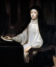 Mariana of Austria (1634-1696), Queen of Spain, wife of Felipe IV, oil painting by Juan Carreño d…