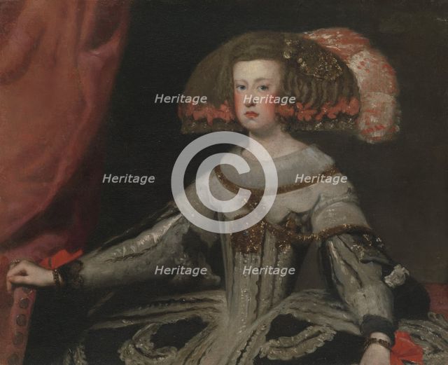 Mariana of Austria (1634-1696), Queen of Spain. Creator: Workshop of Velázquez (Spanish, Seville 1599-1660 Madrid).