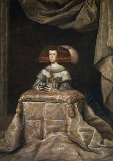 Mariana of Austria in prayer, c1655. Creator: Diego Velasquez